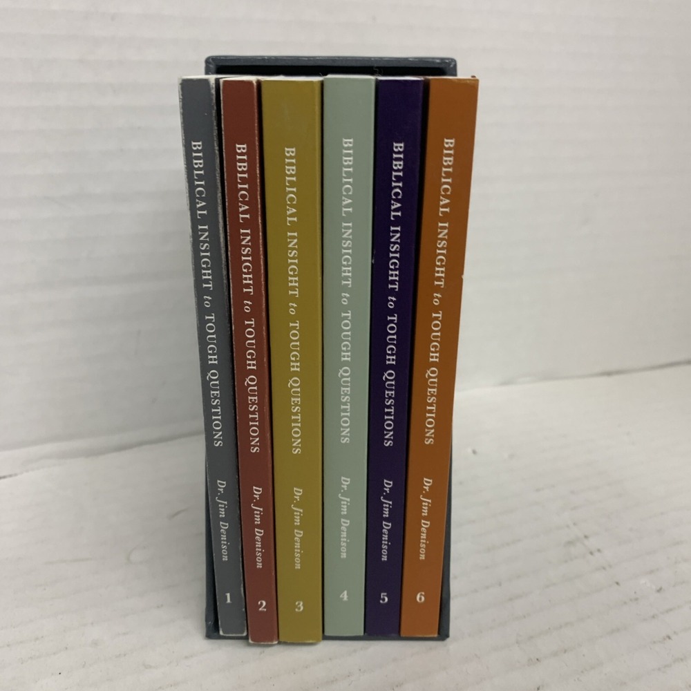 Biblical Insight to Tough Questions Vol. 1-6 by Dr. Jim Denison, Paperback Set
